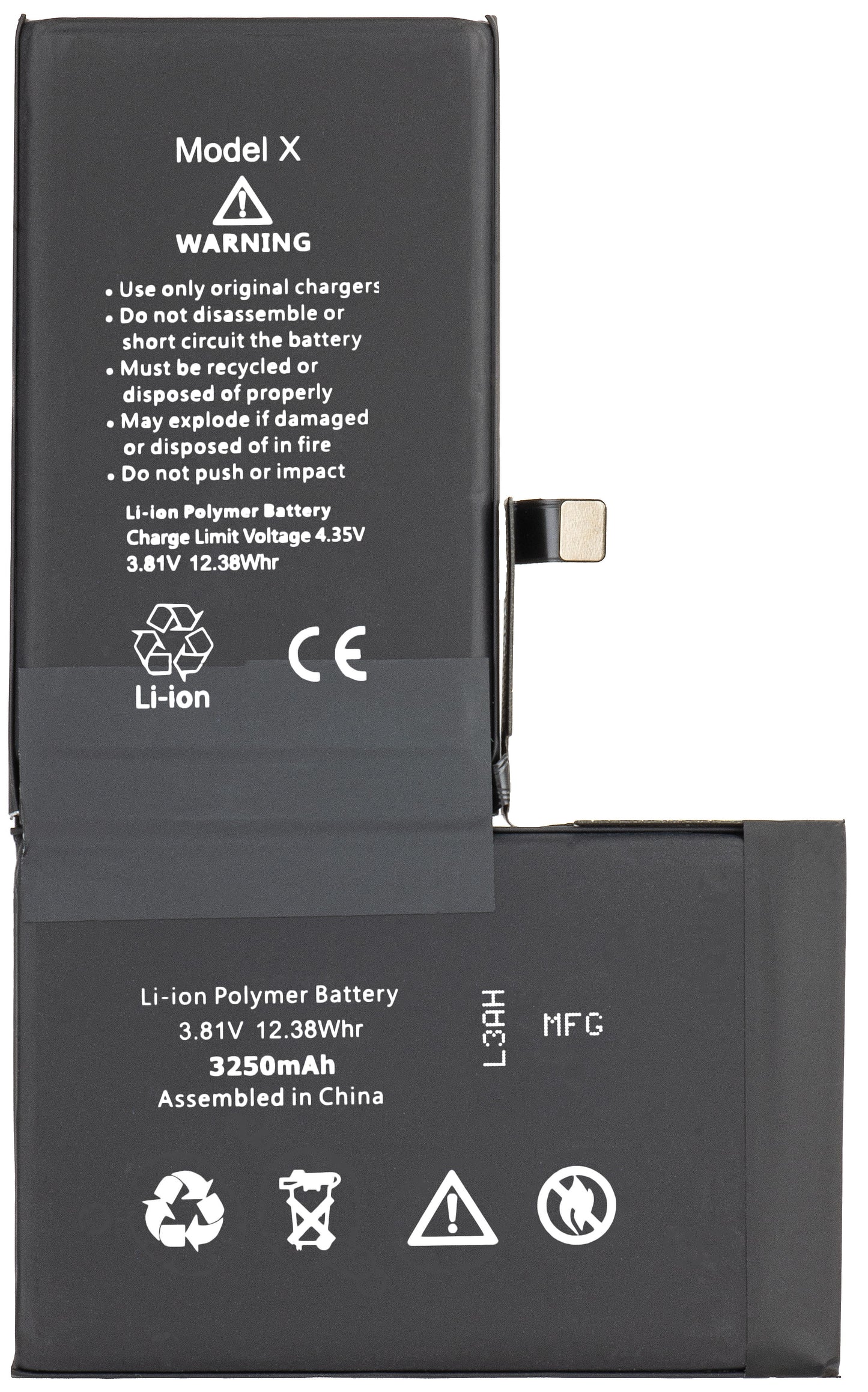 Acumulator Apple iPhone X, High Capacity