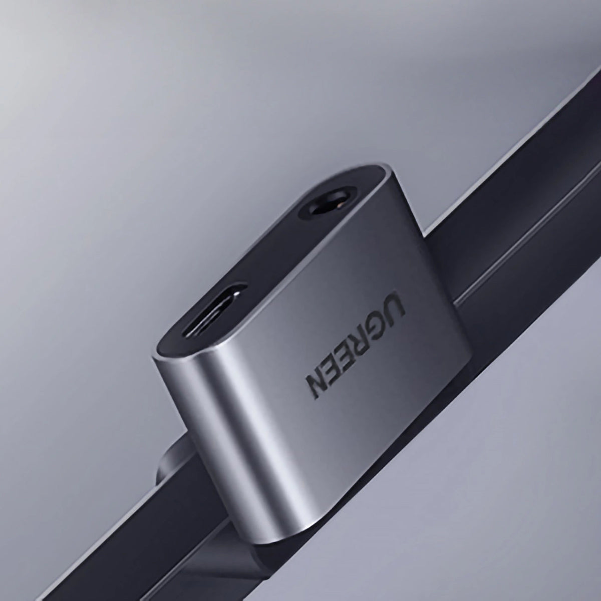 Adaptor Audio USB-C - 3.5mm / USB-C UGREEN CM193, Gri
