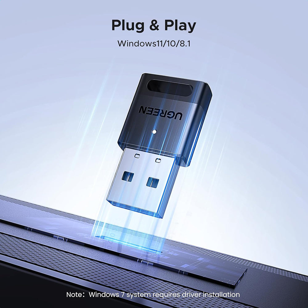 Adaptor Bluetooth USB UGREEN CM748 (45134), Negru