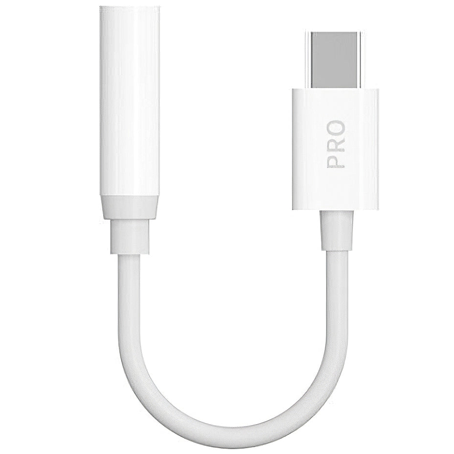 Adaptor Audio USB-C - 3.5mm Dudao L16CPro, Alb