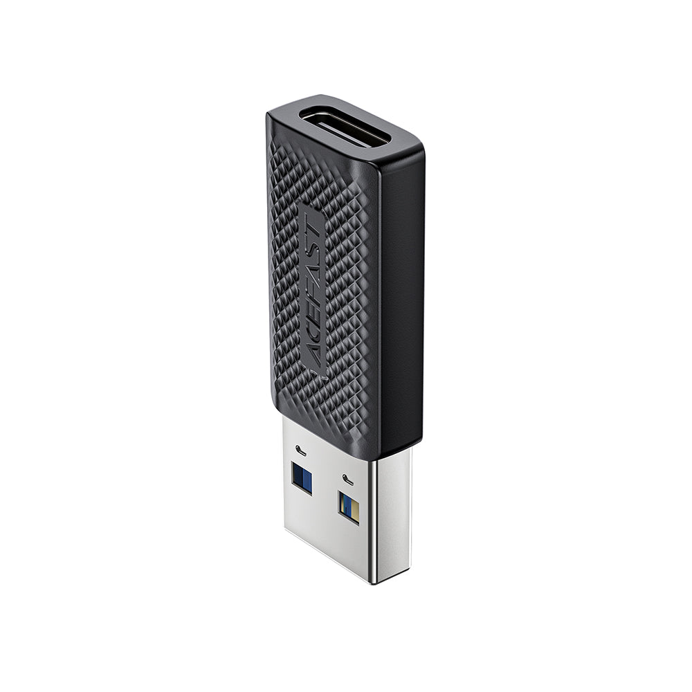 Adaptor Date si Incarcare USB-C - USB-A Acefast J2, Negru