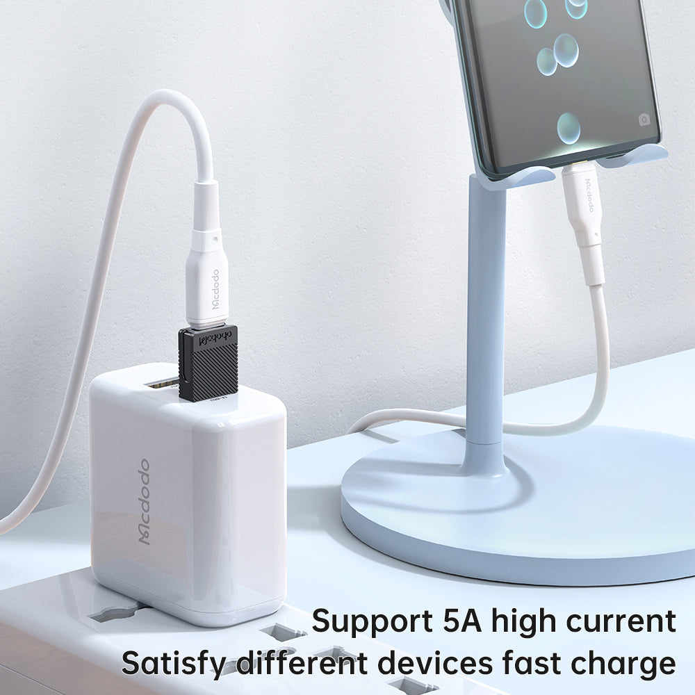 Adaptor Date si Incarcare USB-C - USB-A McDodo OT-6970, Negru
