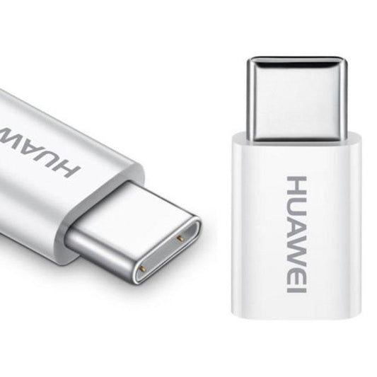 Adaptor Date si Incarcare microUSB - USB-C Huawei AP52, Alb 4071259