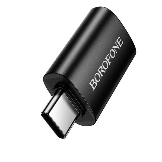 Adaptor OTG USB-C - USB-A Borofone BV26C, Negru