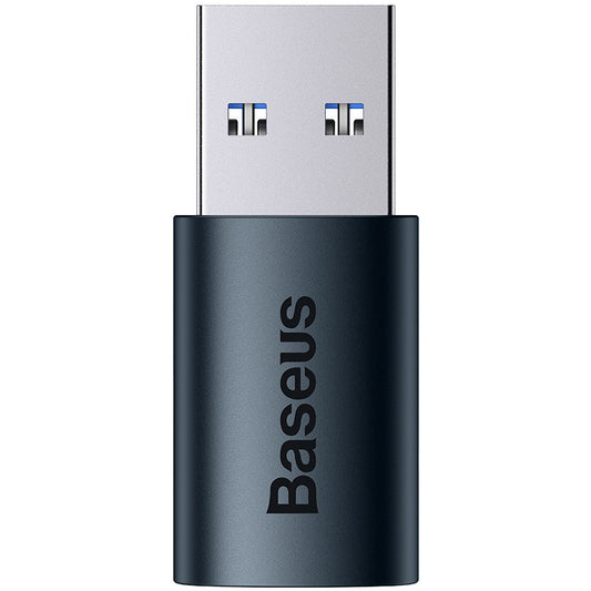 Adaptor Date si Incarcare USB-C - USB-A Baseus Ingenuity, Albastru ZJJQ000103