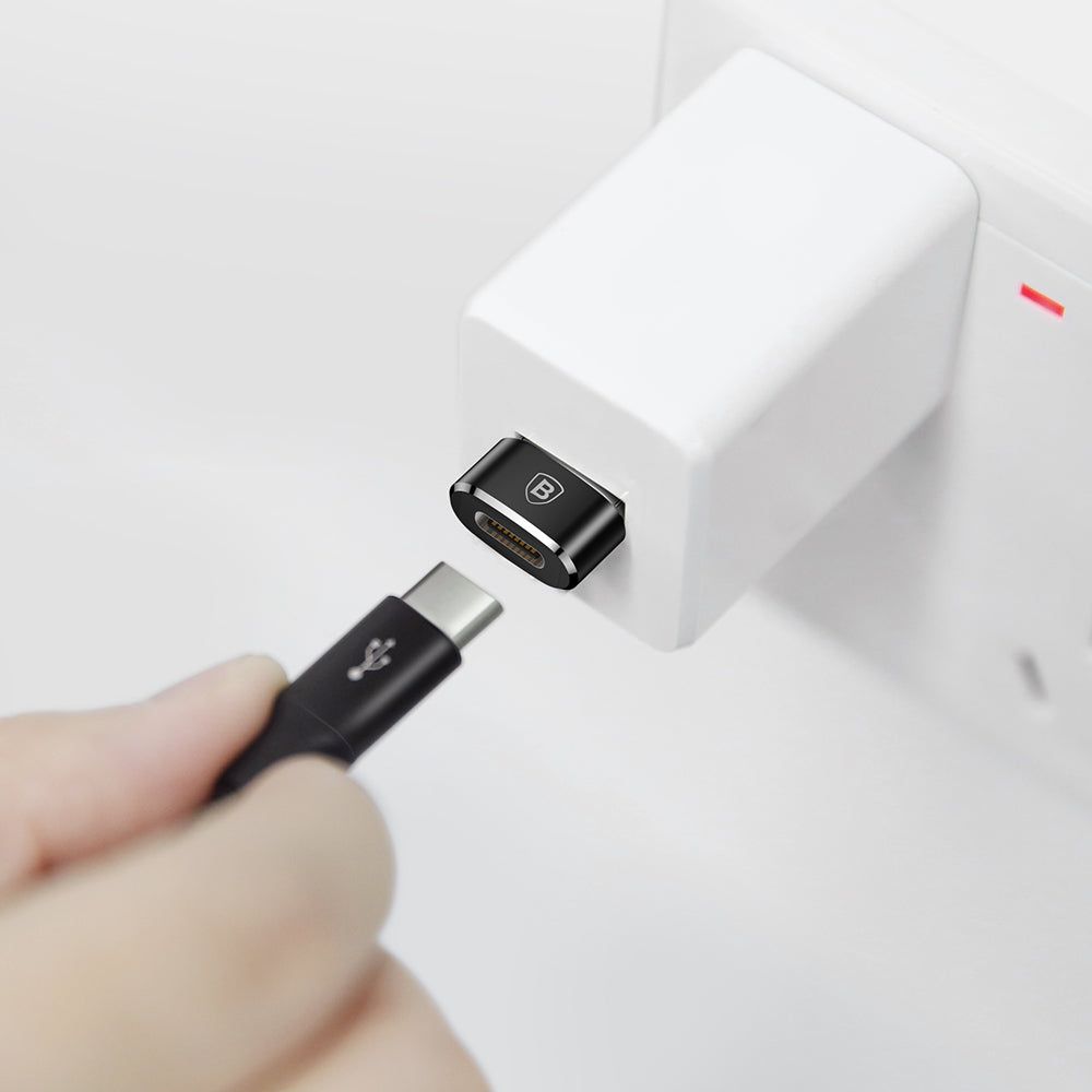 Baseus OTG-Adapter USB-C auf USB-A | Schwarz | Aluminium