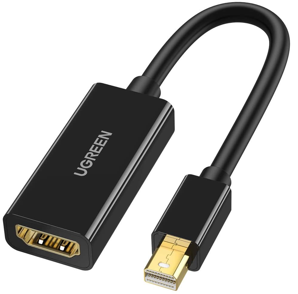 Adaptor Video UGREEN MD112, MiniDisplayPort - HDMI, 4K, Negru