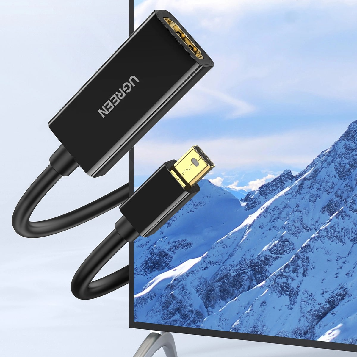 Adaptor Video UGREEN MD112, MiniDisplayPort - HDMI, 4K, Negru
