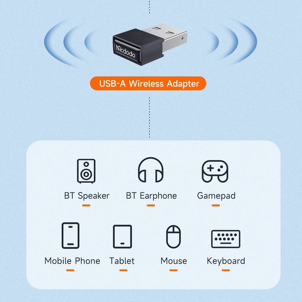 Adaptor Wireless McDodo OT-1580, Negru
