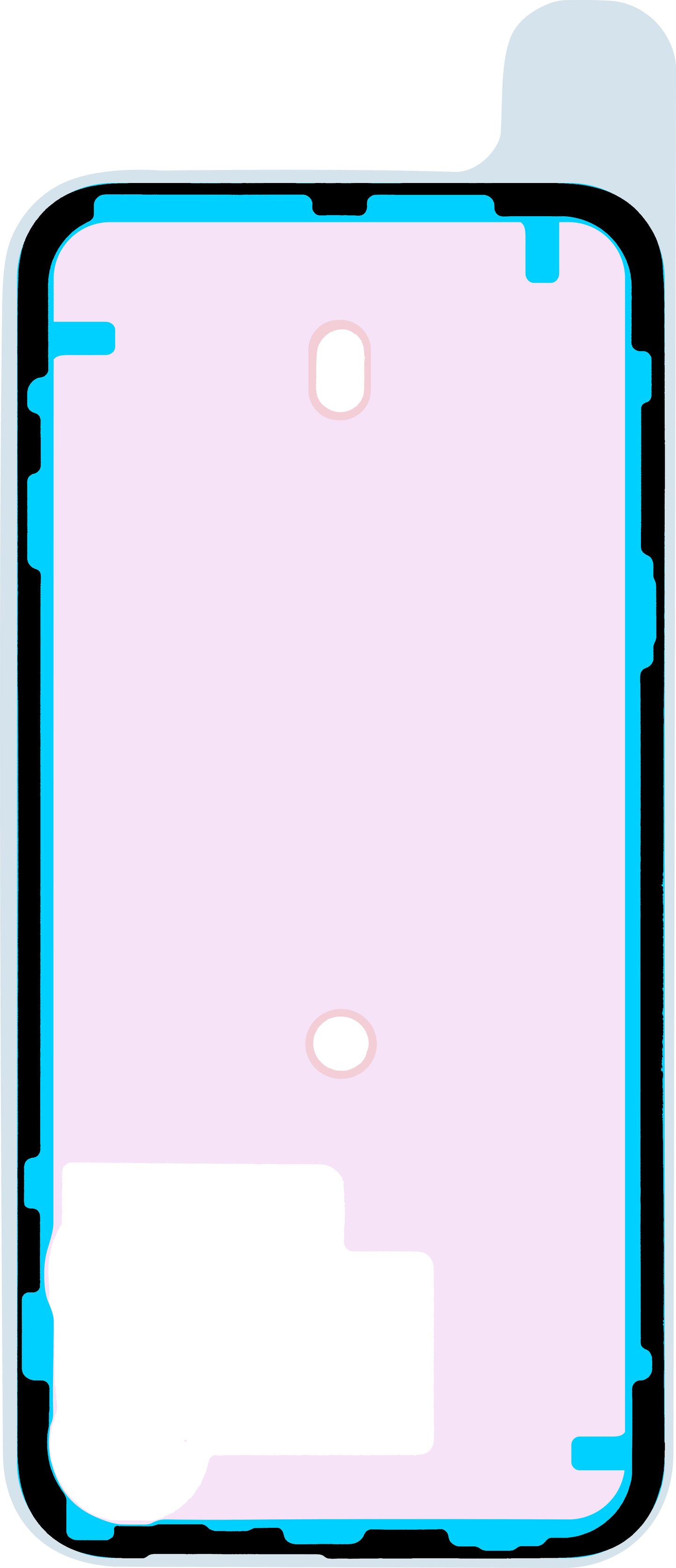 Adeziv Capac Baterie Apple iPhone 15 Pro Max, Service Pack 923-09191