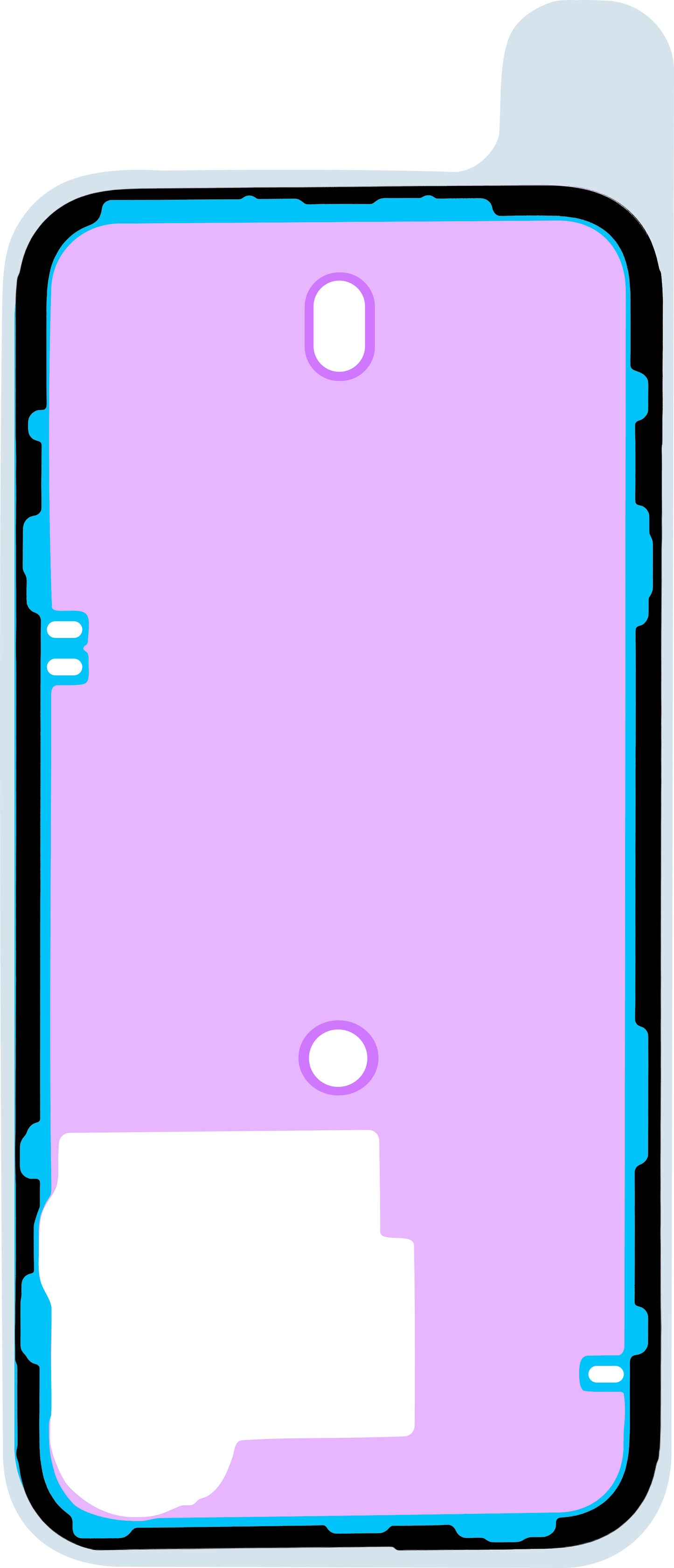 Adeziv Capac Baterie Apple iPhone 15 Pro, Service Pack 923-09189