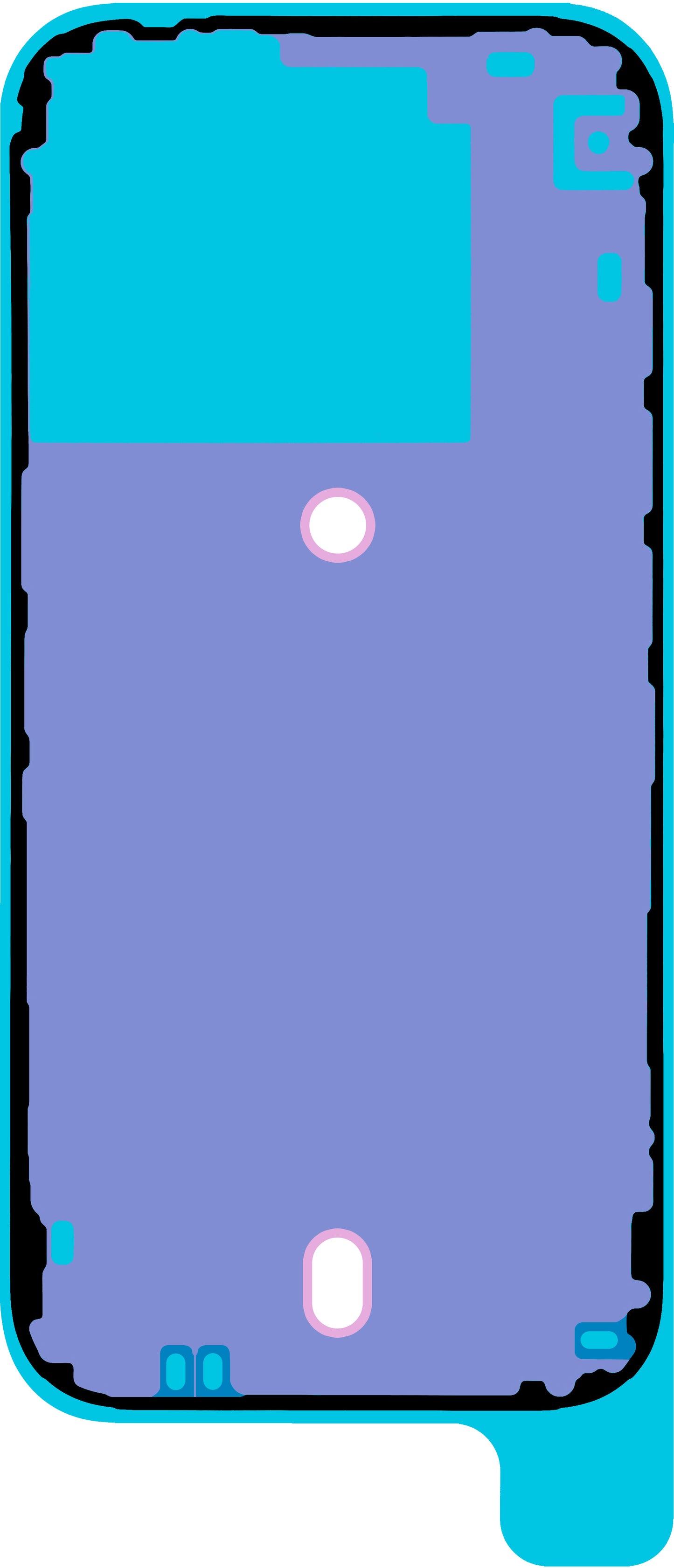 Adeziv Capac Baterie Apple iPhone 16 Pro, Service Pack 923-11071