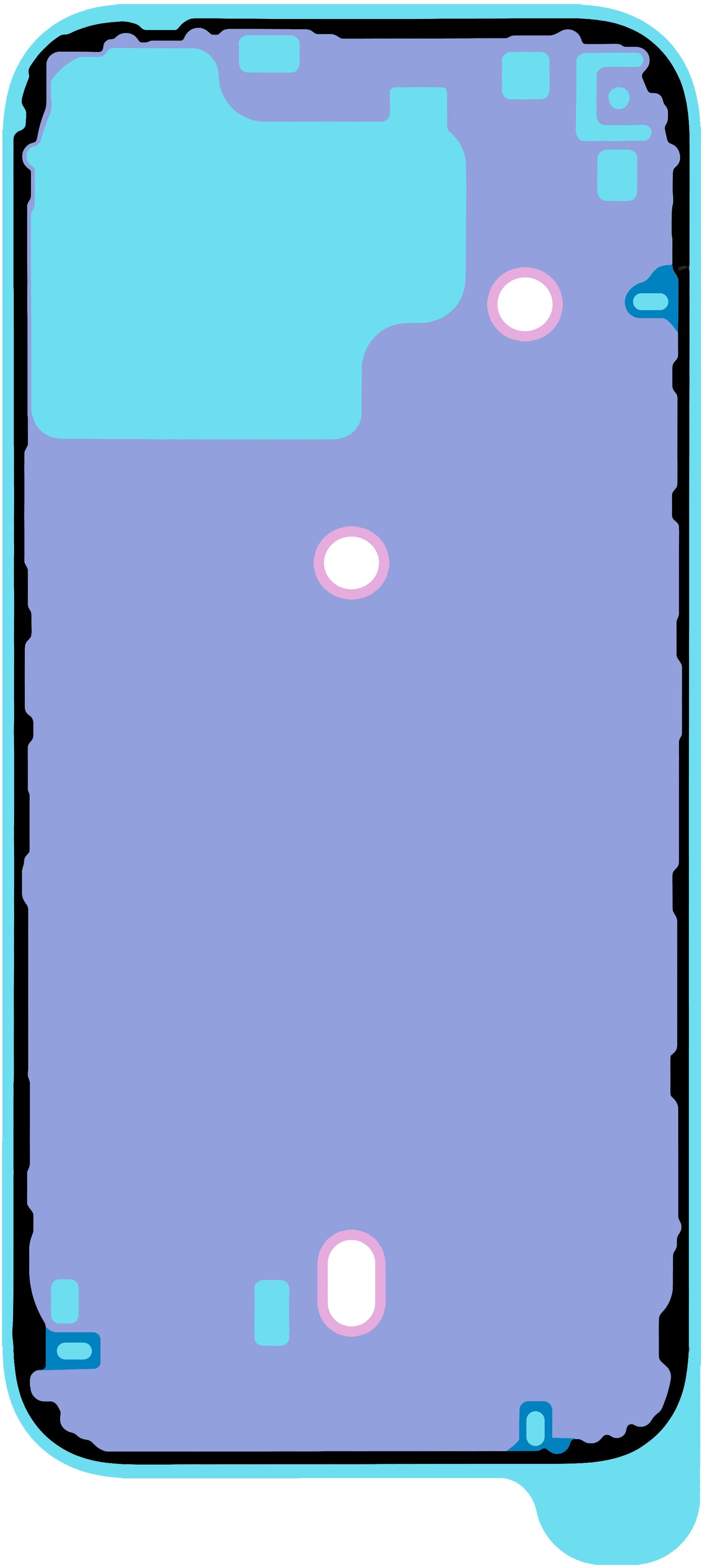 Adeziv Capac Baterie Apple iPhone 16 Pro Max, Service Pack 923-11072