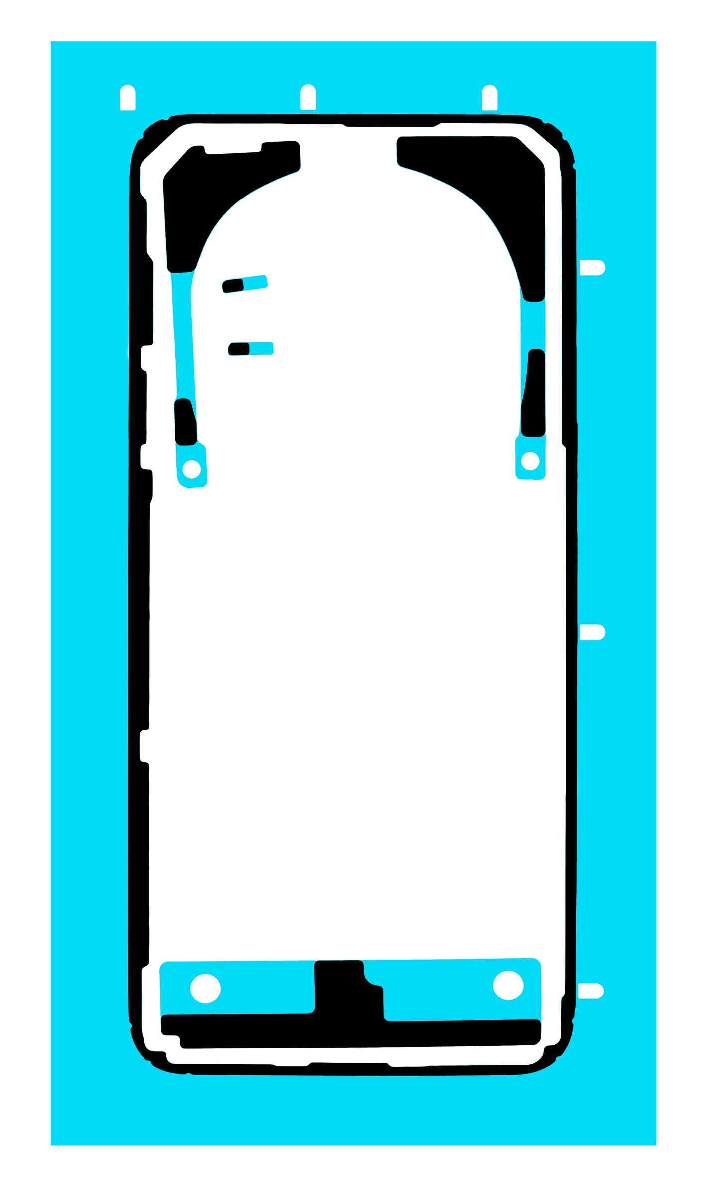 Adeziv Capac Baterie Honor Magic7 Pro, Service Pack 5163AELQ