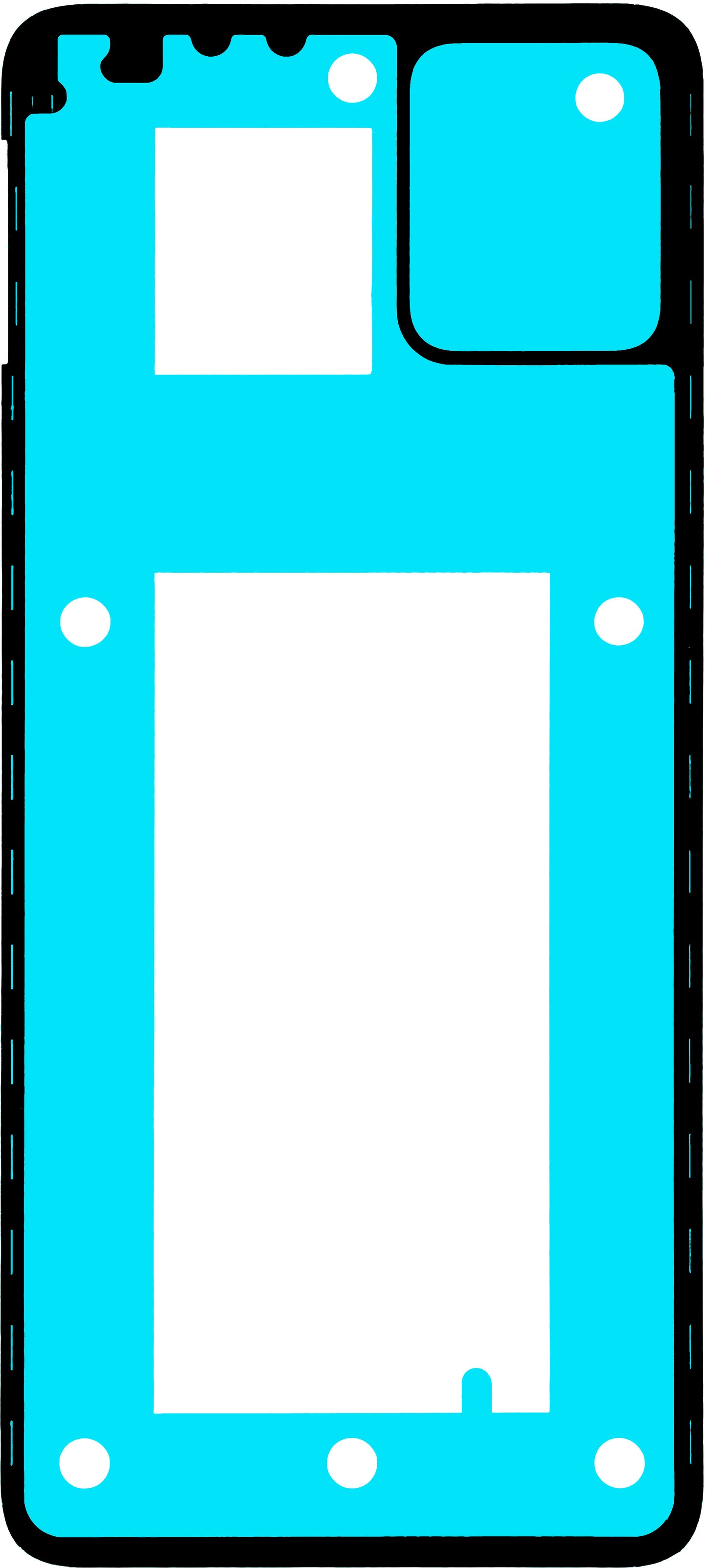 Adeziv Capac Baterie Motorola Moto G32, Service Pack 5D78C21144