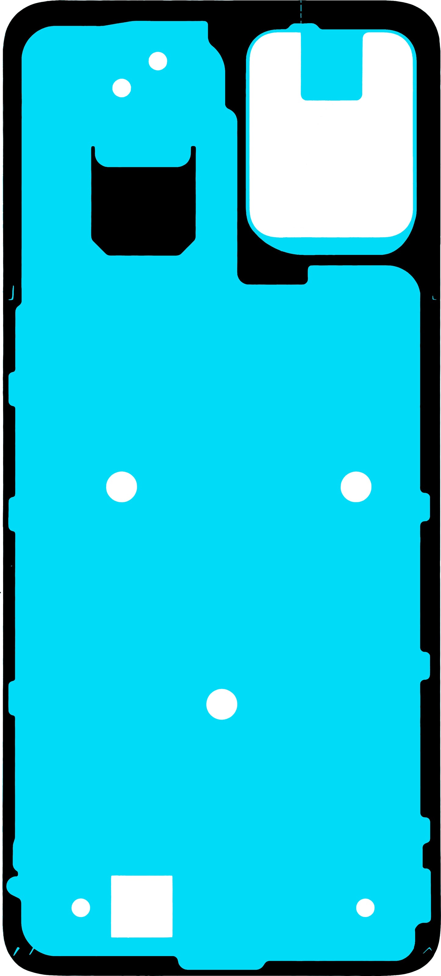 Adeziv Capac Baterie Motorola Moto G23, Service Pack 5D78C22491