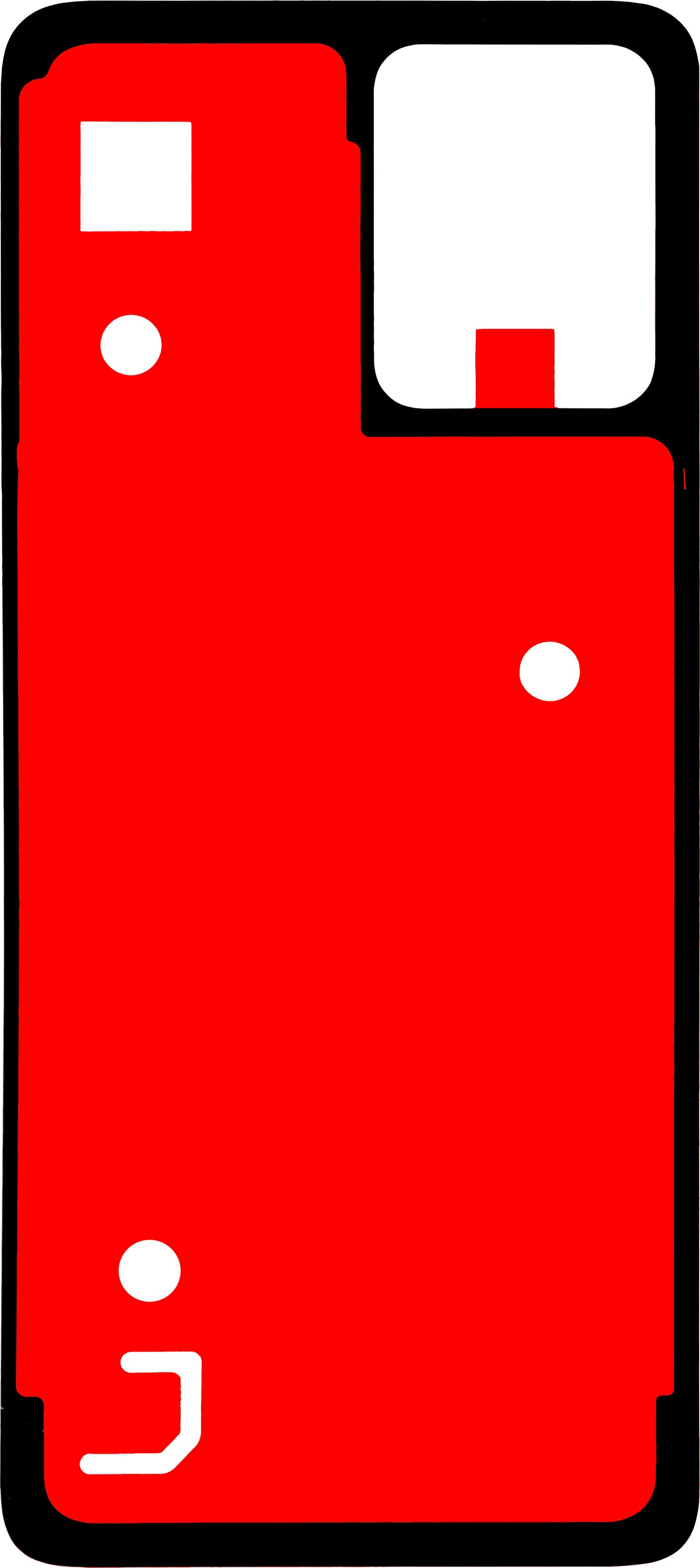 Adeziv Capac Baterie Motorola Moto G64 / G54 Power Edition / G54, 3D, Service Pack 5D78C23266