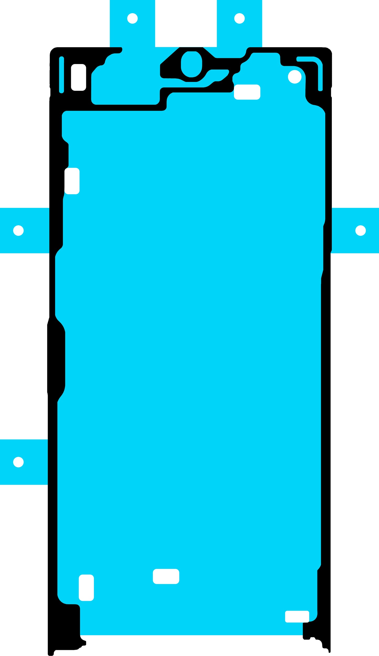 Adeziv Display Samsung Galaxy S24 Ultra S928, Service Pack GH81-24824A