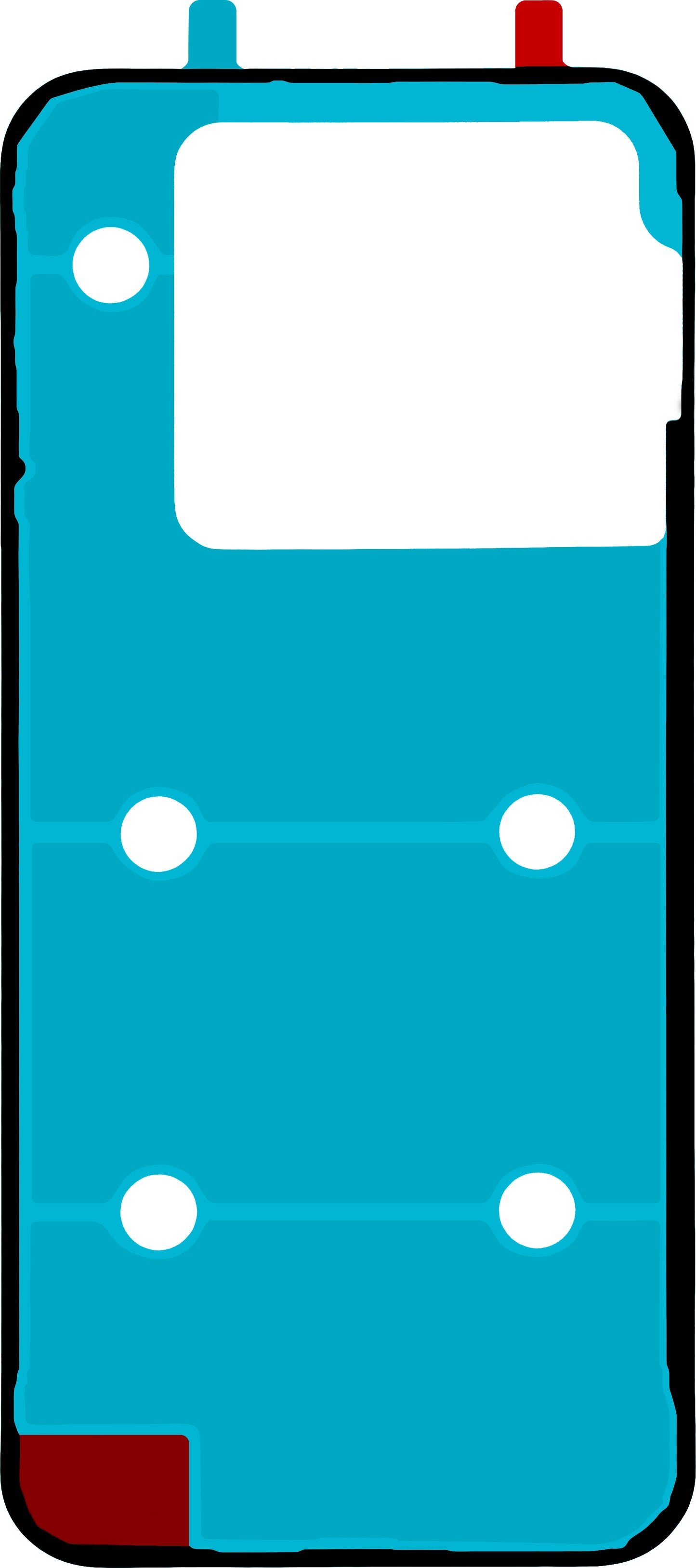 Adeziv Secundar Capac Baterie Realme GT 8 Pro, Service Pack 612717000925