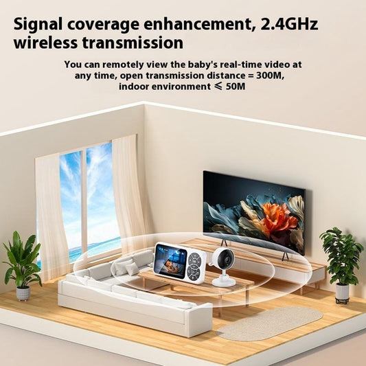 Baby Monitor Yesido KM26, Wi-Fi, Alb