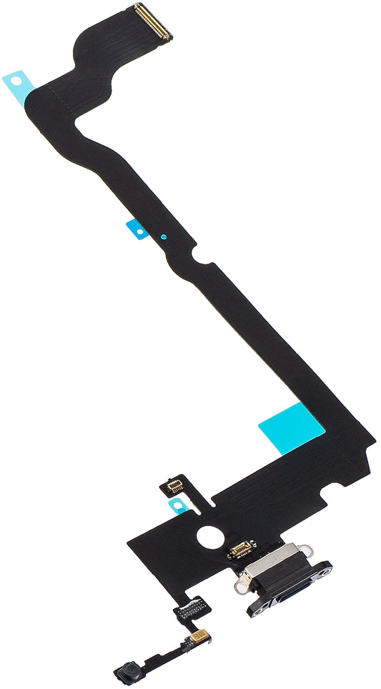 Banda cu Conector Incarcare - Microfon Apple iPhone XS Max, Negru