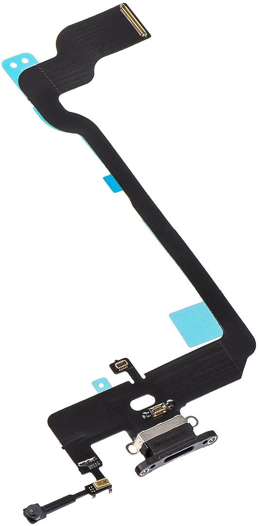 Banda cu Conector Incarcare - Microfon Apple iPhone XS, Negru
