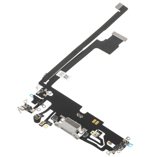 Banda cu Conector Incarcare - Microfon Apple iPhone 12 Pro Max, Argintiu