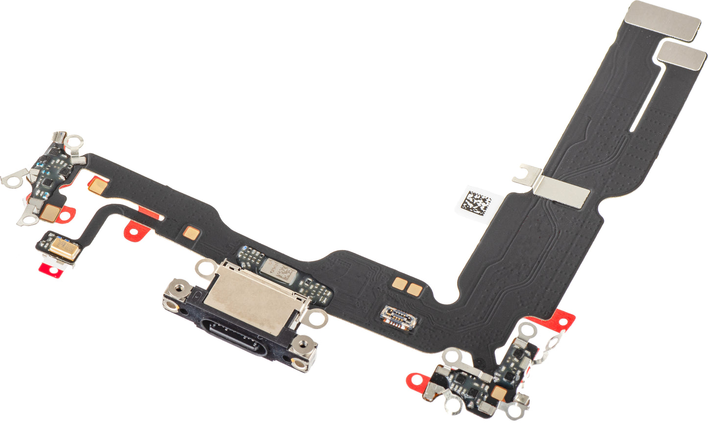 Banda cu Conector Incarcare - Microfon Apple iPhone 15 Plus, Negru