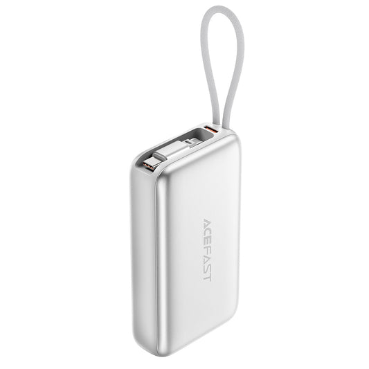 Baterie Externa Acefast M32, 10000mAh, 35W, PD , 2 x USB-C, Argintie