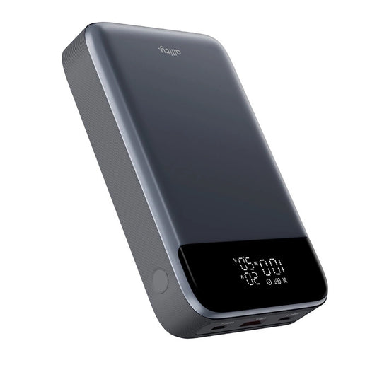 Baterie Externa Allity. APB-200 PocketPower, 10000mAh, 33W, QC + PD, 1 x USB-A - 1 x USB-C, Gri