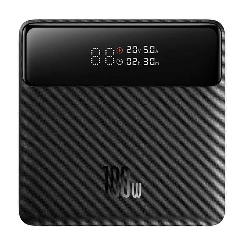Baterie Externa Baseus Blade HD, 20000mAh, 100W, QC + PD, 2 x USB-A - 2 x USB-C, Neagra PPBL000301