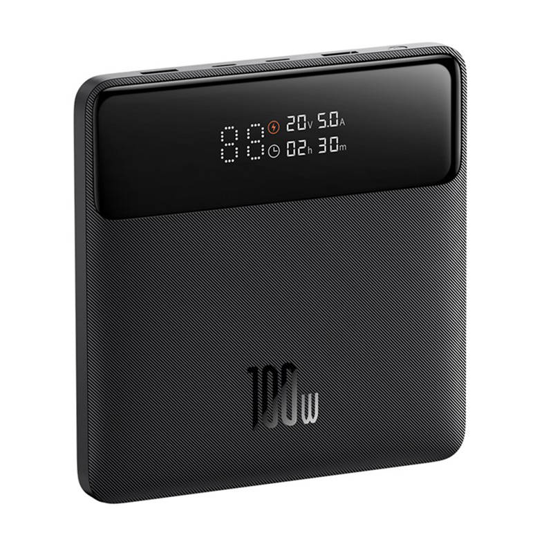 Baterie Externa Baseus Blade HD, 20000mAh, 100W, QC + PD, 2 x USB-A - 2 x USB-C, Neagra PPBL000301