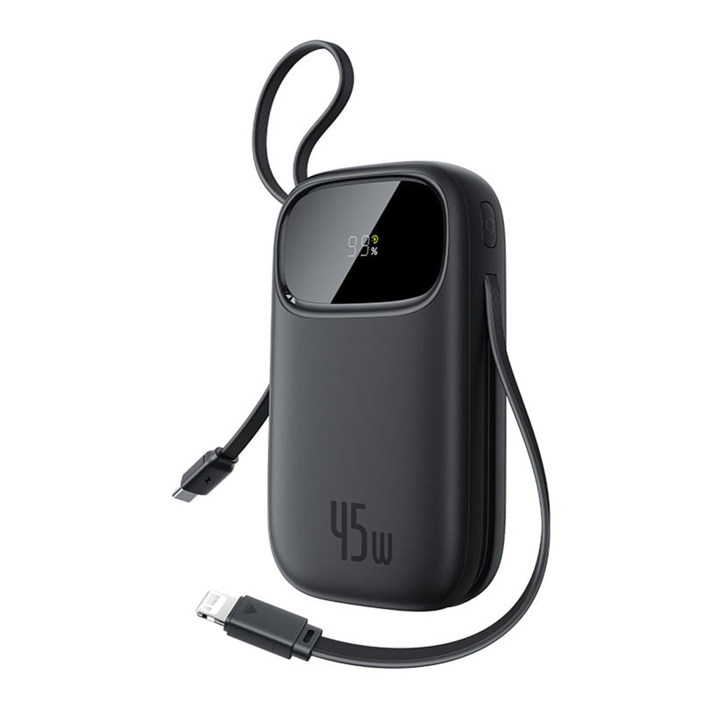Baterie Externa Baseus EnerFill FC31 Qpow 3, 20000mAh, 45W, QC + PD, 1 x Lightning - 1 x USB-A - 2 x USB-C, Neagra E0028D00