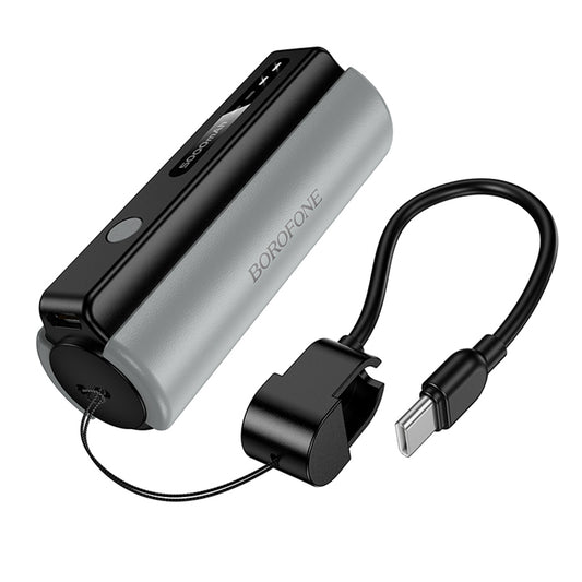Baterie Externa Borofone BJ87 Star, 5000mAh, 10W, 1 x USB-C, Gri
