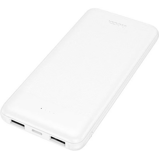 Baterie Externa HOCO J153A Stability, 20000mAh, 10W, 2 x USB-A, Alba