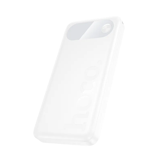 Baterie Externa HOCO J154, 10000mAh, 22.5W, QC + PD, 1 x USB-C - 2 x USB-A, Alba