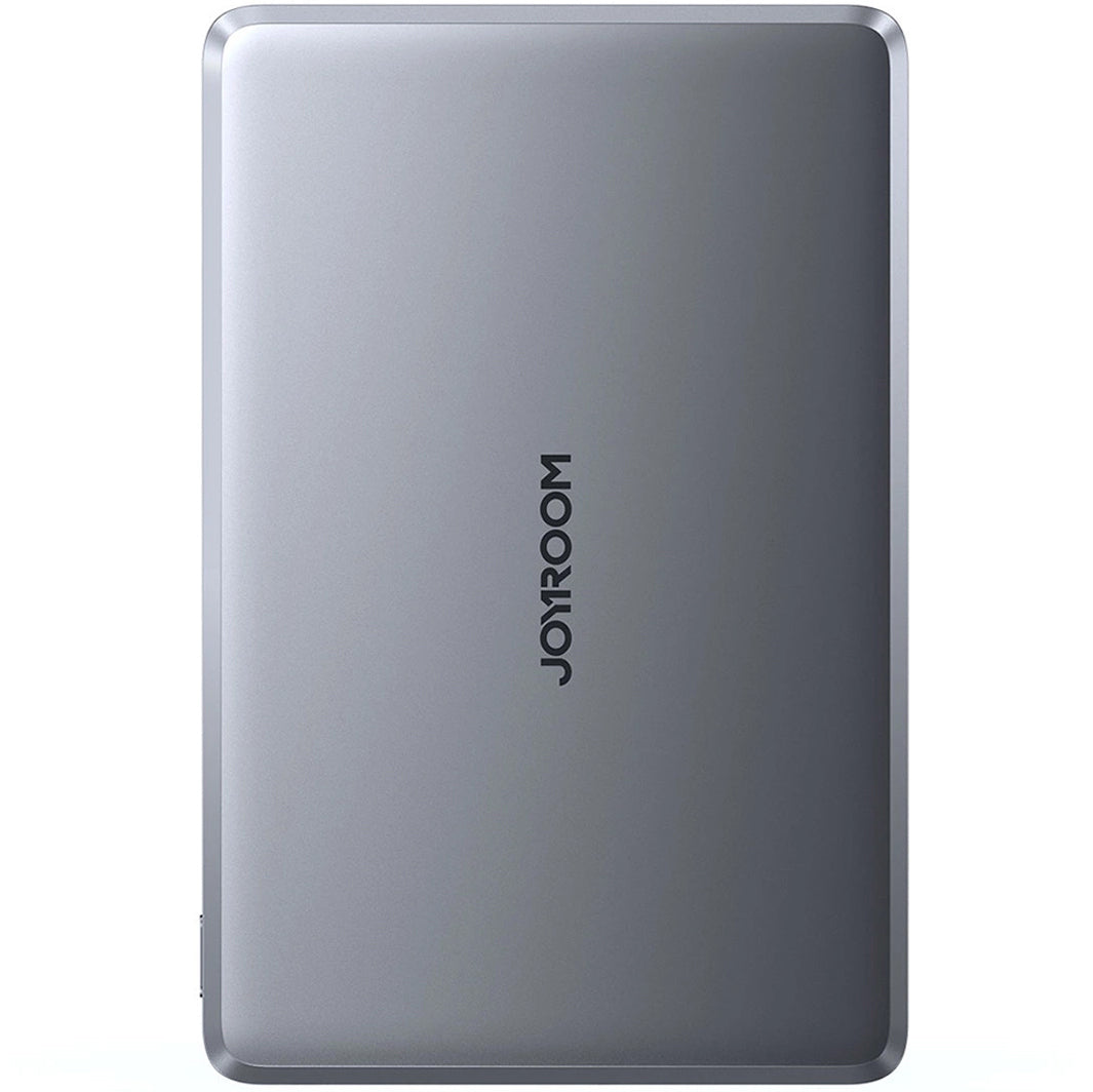 Baterie Externa Wireless Joyroom JR-PBM08, 5000mAh, 20W, PD + FQI, 1 x QI - 1 x USB-C, Gri