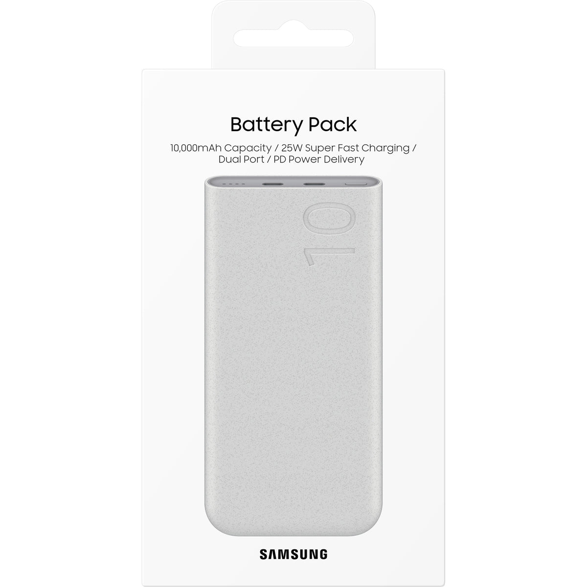 Baterie Externa Samsung, 10000mAh, 25W, PD, 2 x USB-C, Bej, Resigilata EB-P3400XUEGEU