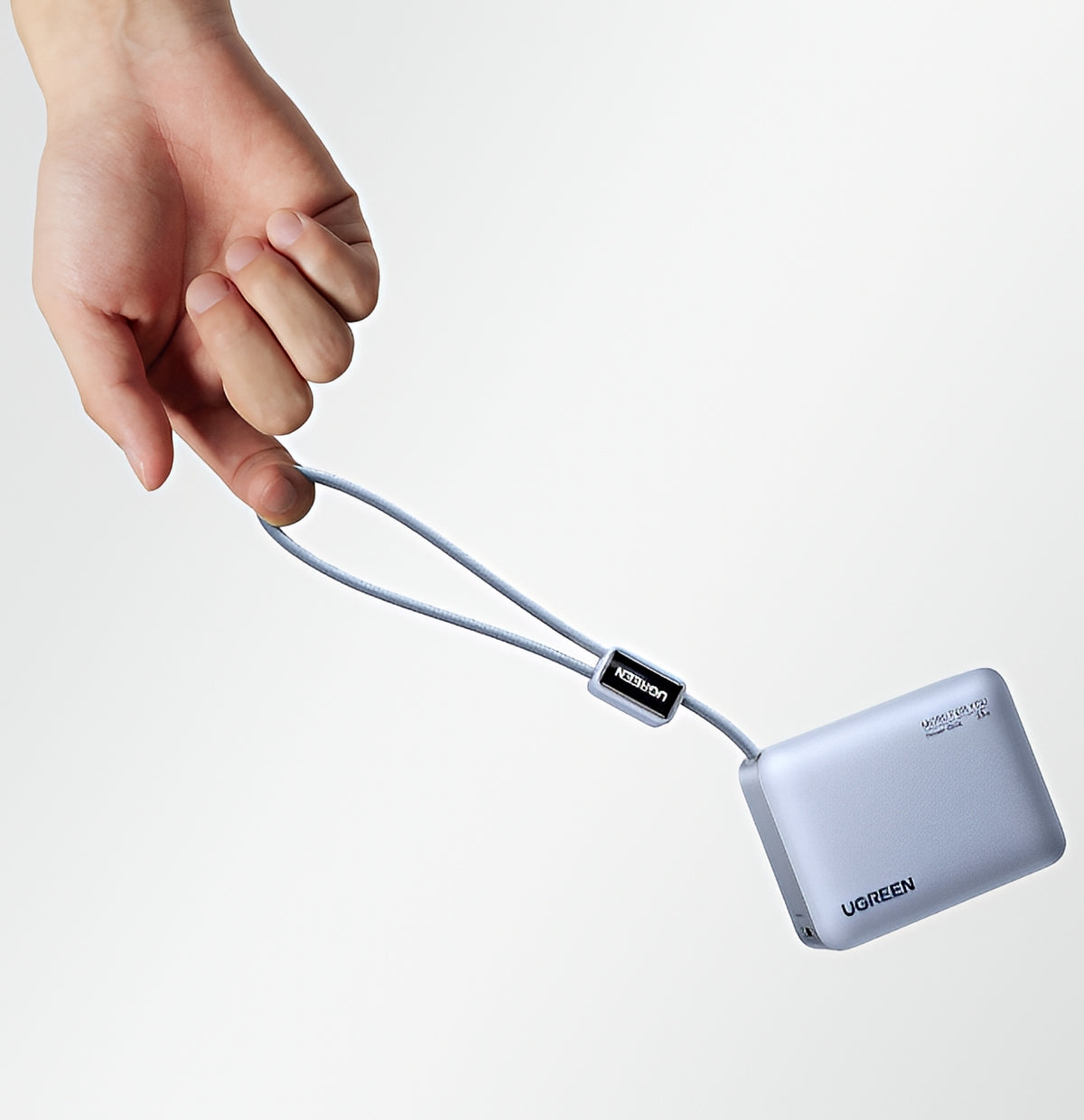 Baterie Externa UGREEN PB584 (75173B), 10000mAh, 33W, QC + PD, 1 x USB-A - 2 x USB-C, Bleu