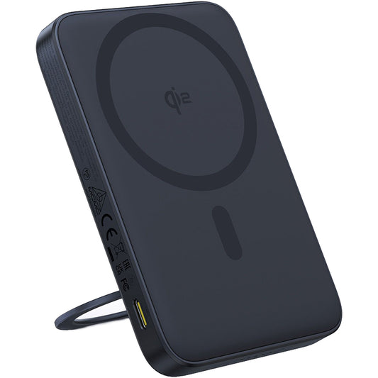Baterie Externa Wireless Baseus PicoGo, 5000mAh, 20W, PD + FQI, 1 x QI - 1 x USB-C, Neagra P10076802123-00