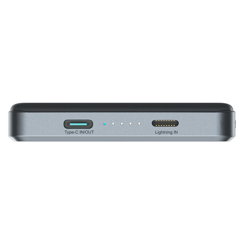 Baterie Externa Wireless Joyroom JR-PBM08 Pro, 10000mAh, 22.5W, PD + FQI, 1 x QI - 2 x USB-C, Gri