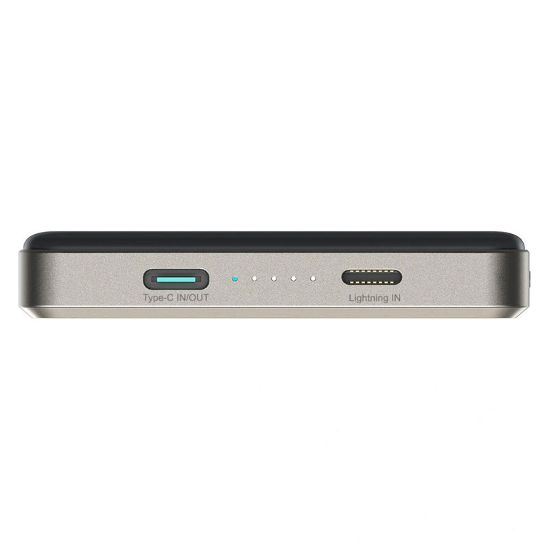 Baterie Externa Wireless Joyroom JR-PBM08 Pro, 10000mAh, 22.5W, PD + FQI, 1 x QI - 2 x USB-C, Bej