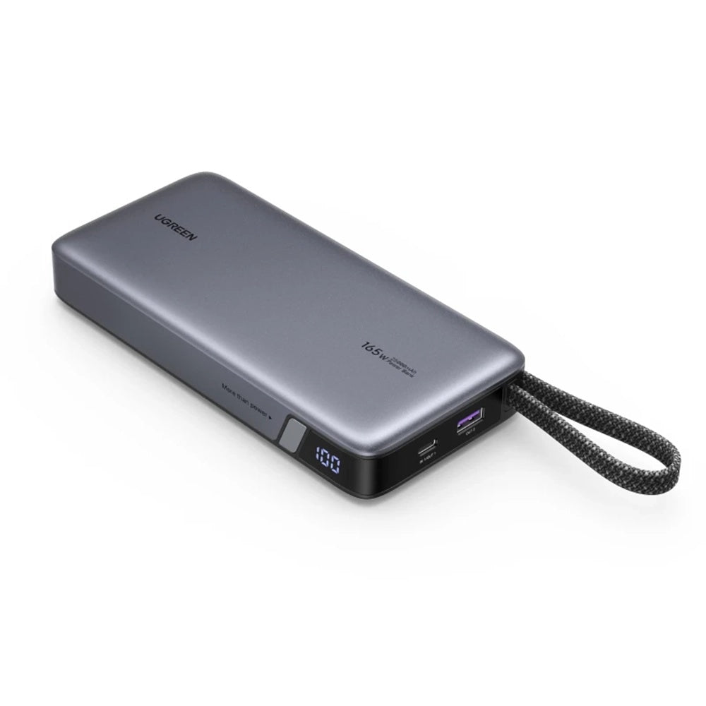 Baterie Externa UGREEN PB726 (55995B), 25000mAh, 165W, QC + PD, 1 x USB-A - 3 x USB-C, Gri