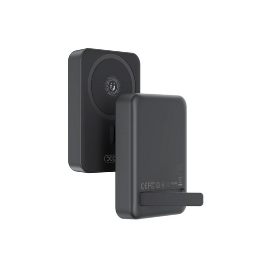 Baterie Externa Wireless XO Design PR231, 10000mAh, 20W, PD + FQI, 1 x QI - 1 x USB-C, Neagra, Resigilata