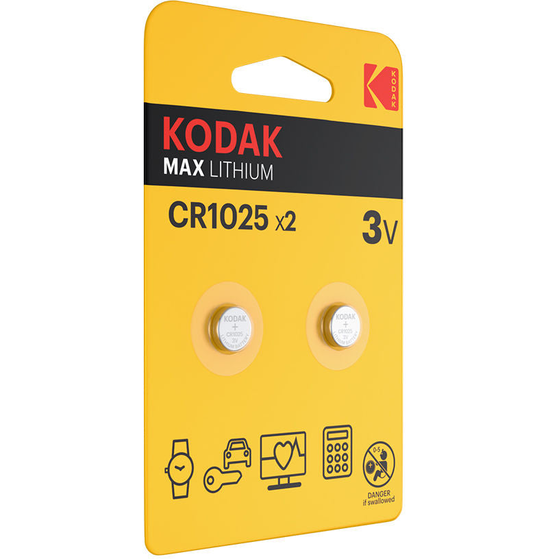 Baterie Kodak Max, CR2025, Set 2 bucati