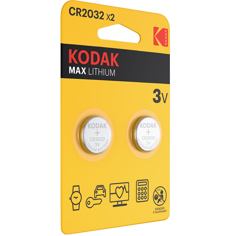 Baterie Kodak Max, CR2032, Set 2 bucati