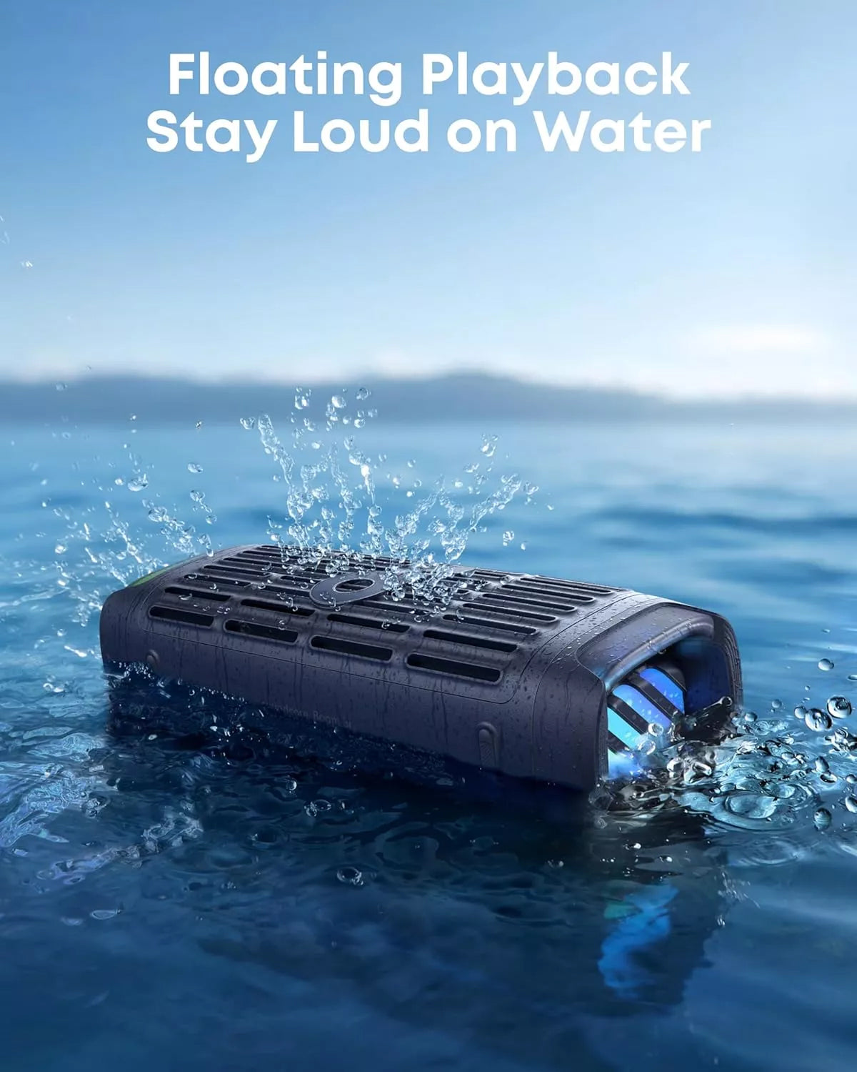 Boxa Portabila Bluetooth Anker SoundCore Boom 3i, 50W, RGB, Waterproof, Albastra D5100030