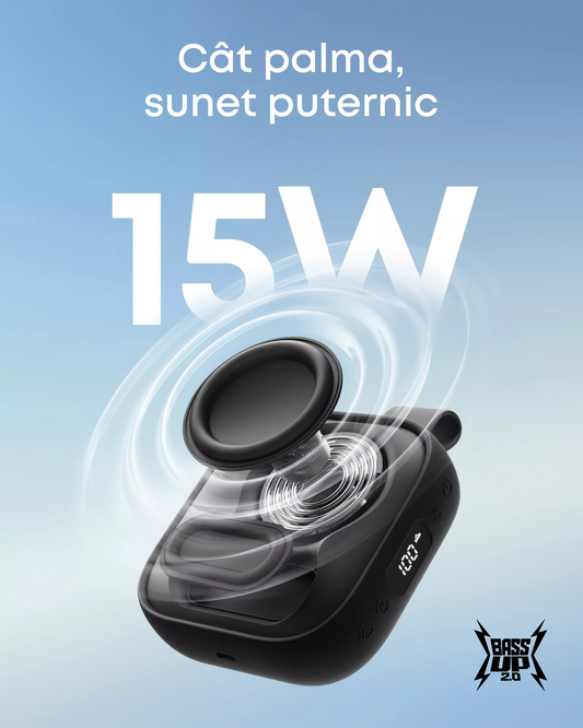 Boxa Portabila Bluetooth Anker SoundCore Boom Go 3i, 15W, TWS, RGB, Waterproof, Neagra D5103010