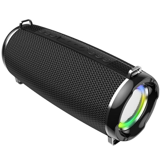 Boxa Portabila Bluetooth HOCO HC2, 2 x 5W, TWS, RGB, Neagra