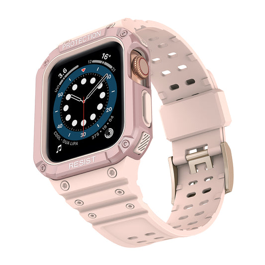 Husa OEM Armored pentru Apple Watch 41mm / 40mm / 38mm Series, Roz